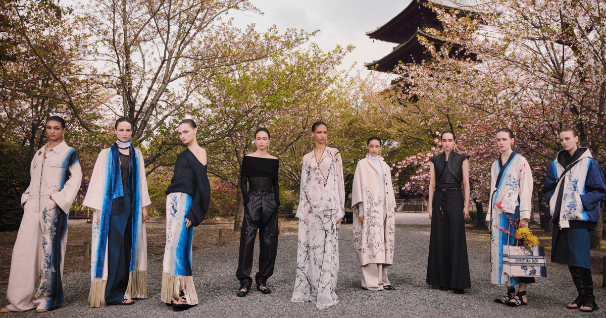 ディオール」が京都の東寺でファッションショー 京都の職人と