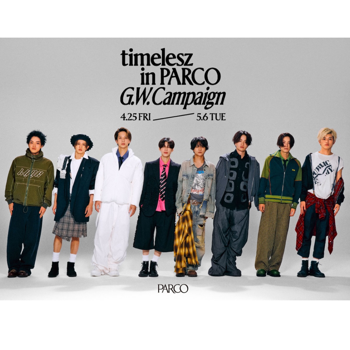 timelesz FAM PARCO限定ステッカー 100枚 店頭ポップセット timelesz タイムレス ステッカー 特典 パルコ PARCO 非売品