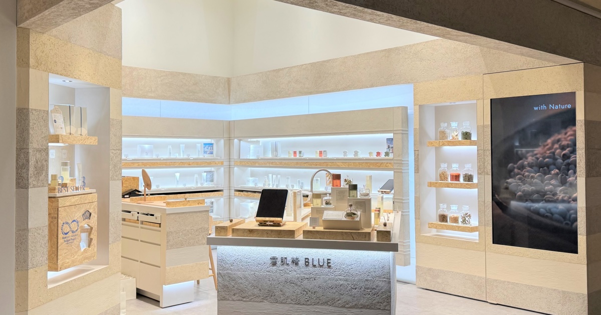 雪肌精 ブルー” “プレディア ブルー”は海外展開に手応え 有楽町マルイ 