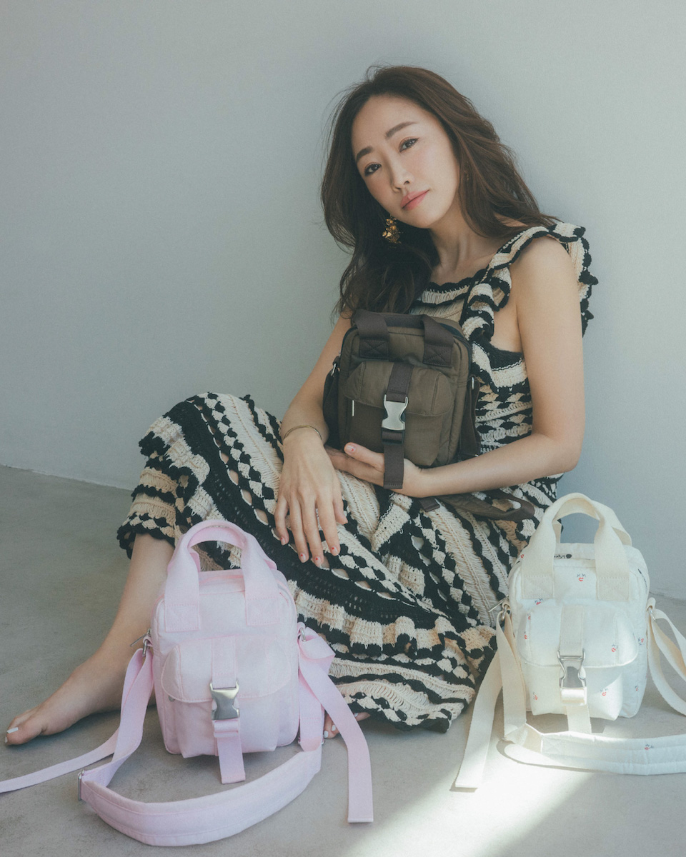 リアル 神崎恵×「レスポートサック」コラボ再び 即完売したキルティング バッグ