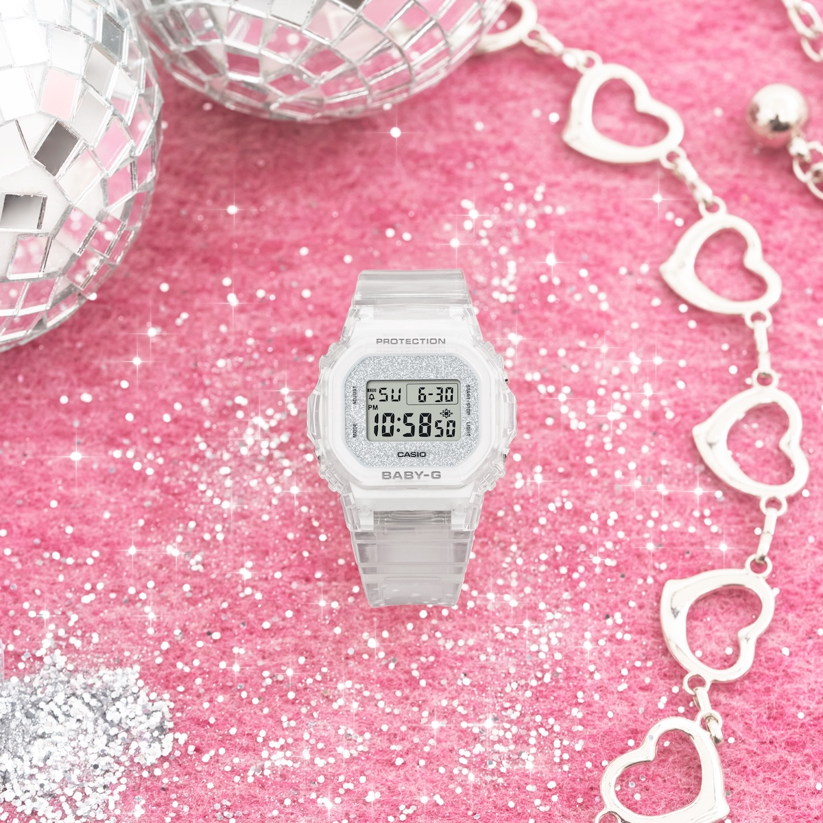 BABY-G」からきらめく新作モデルが登場 グリッターダイアルと