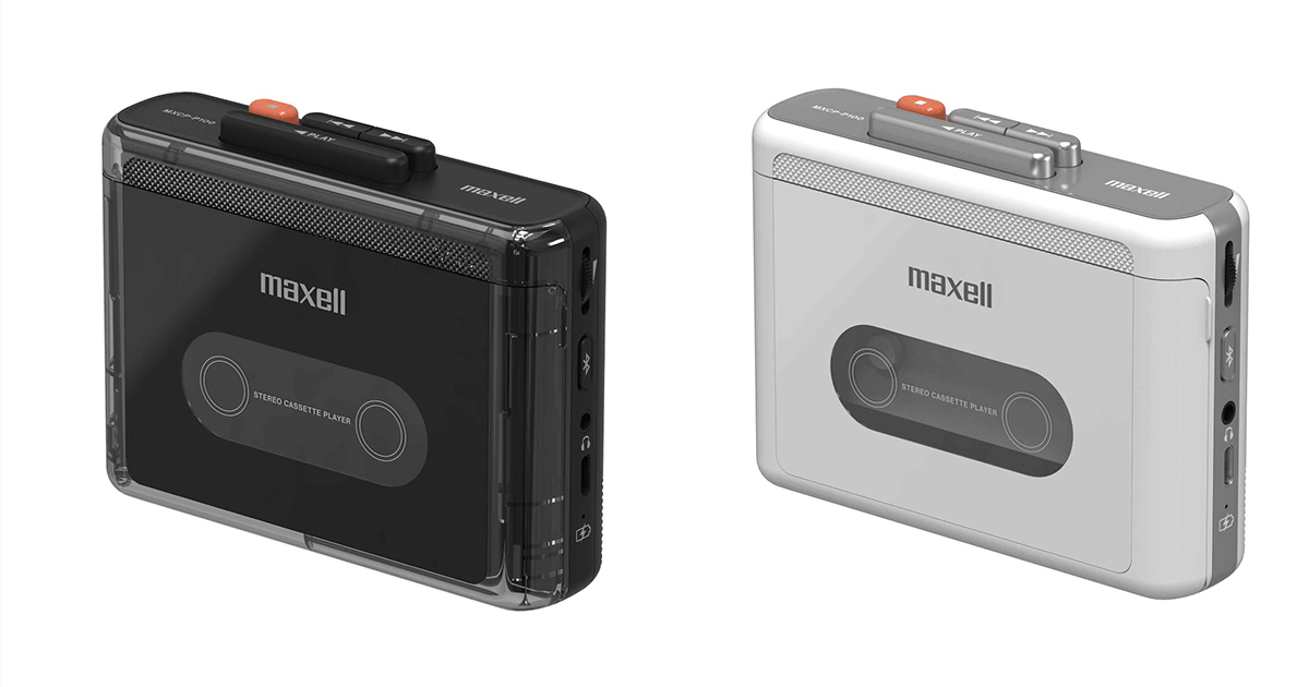 maxell ポータブルカセットプレーヤー ブラックMXCP-P100BK 新品 MXCP-P100BK ポータブルカセットプレーヤー 1台 マクセル 【通販