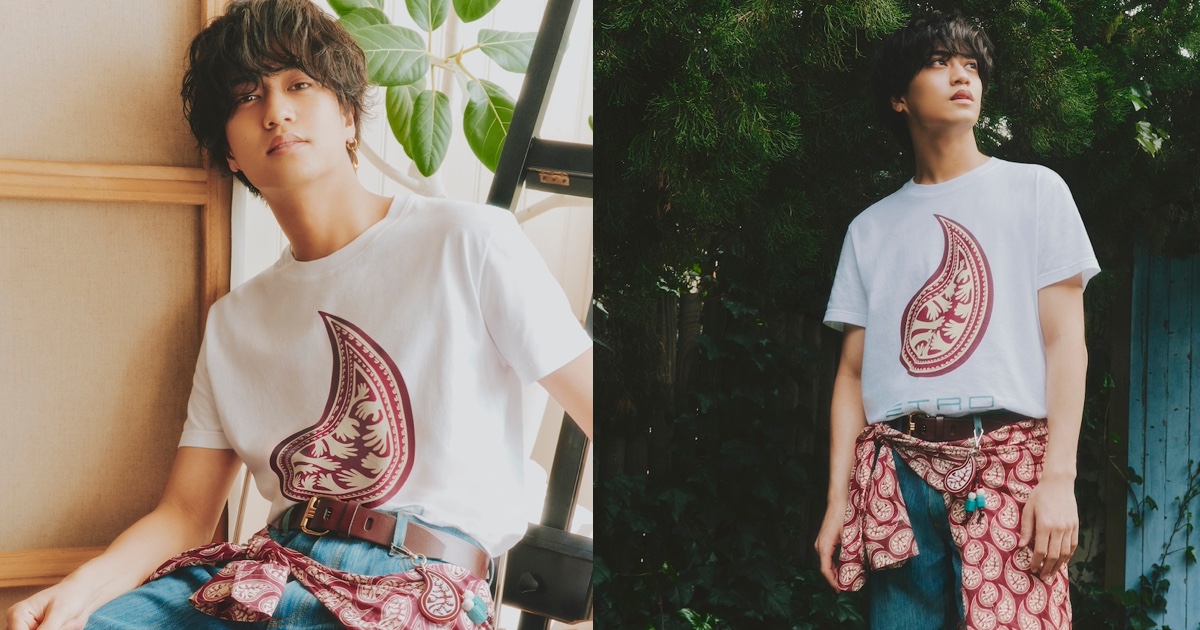 【高橋海人さん着用ブランド】ETRO ロングワンピース・ドレス 高橋海人さん着用ブランド】ETRO プリント入りミディドレス