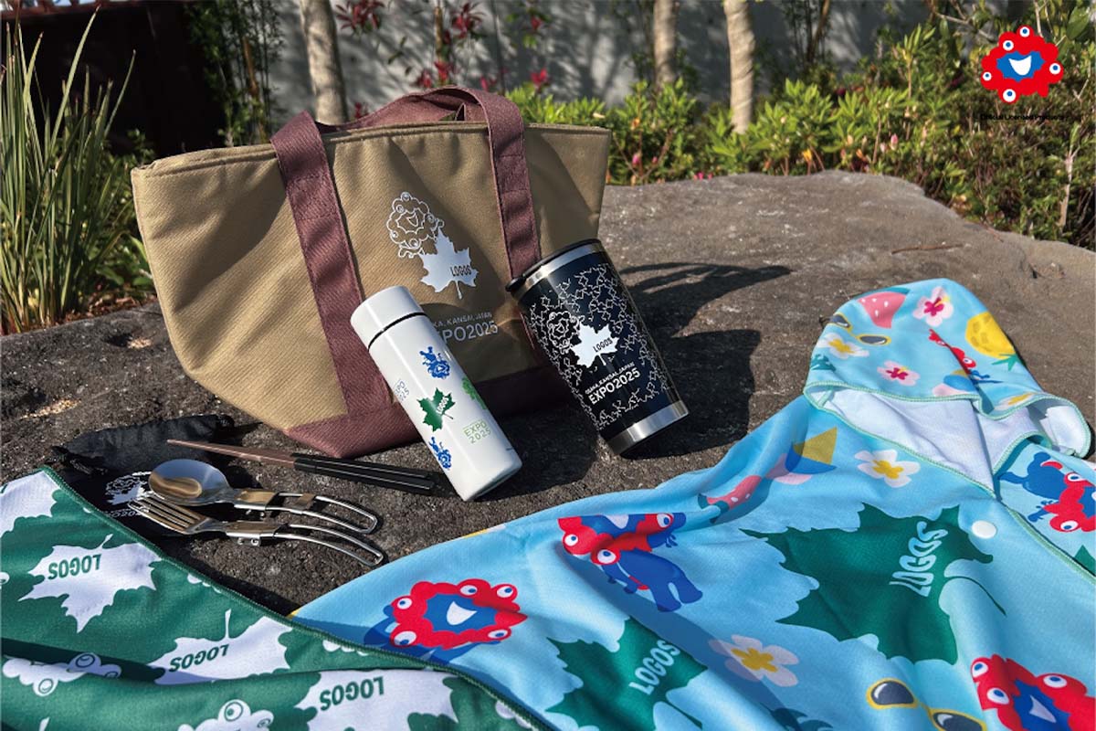 ロゴス」が大阪・関西万博公式商品とコラボ ミャクミャクデザインの