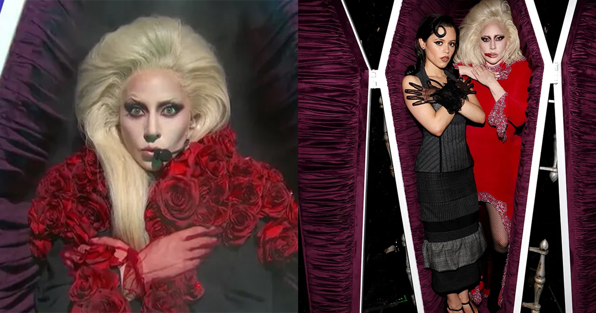 レディー・ガガ、ジェナ・オルテガが登場 「ウェンズデー」らしい