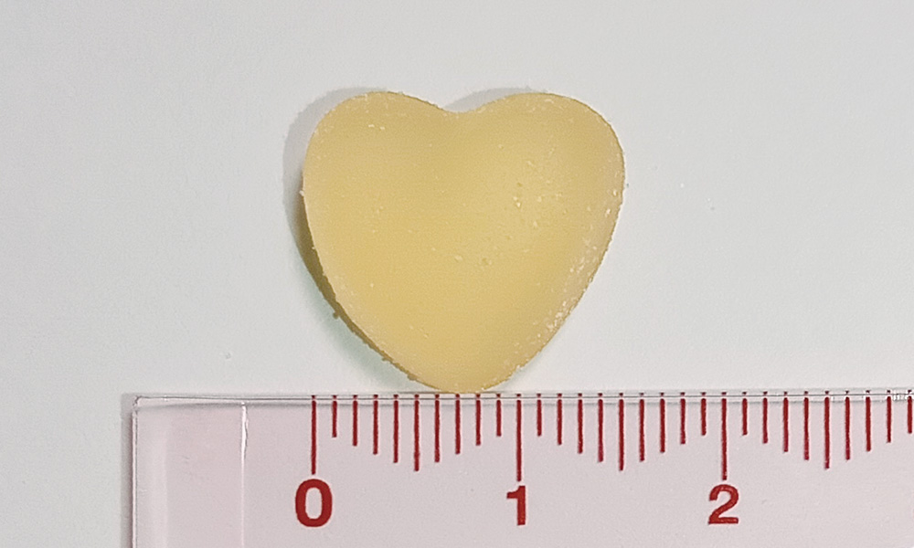 直径15mmのハート型