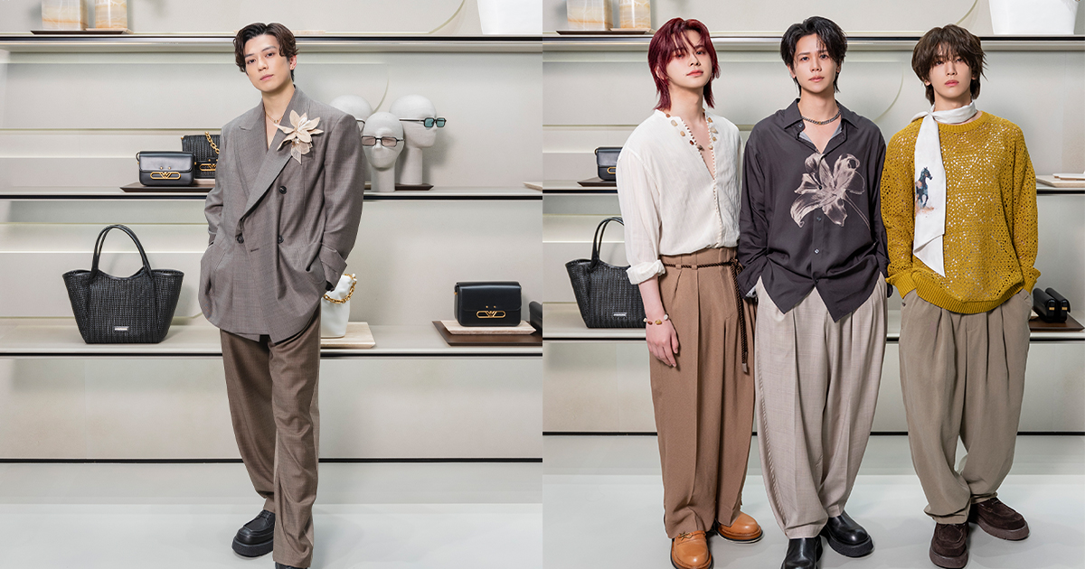 スナップ】新田真剣佑やINIの髙塚大夢、藤牧京介、松田迅らが来店