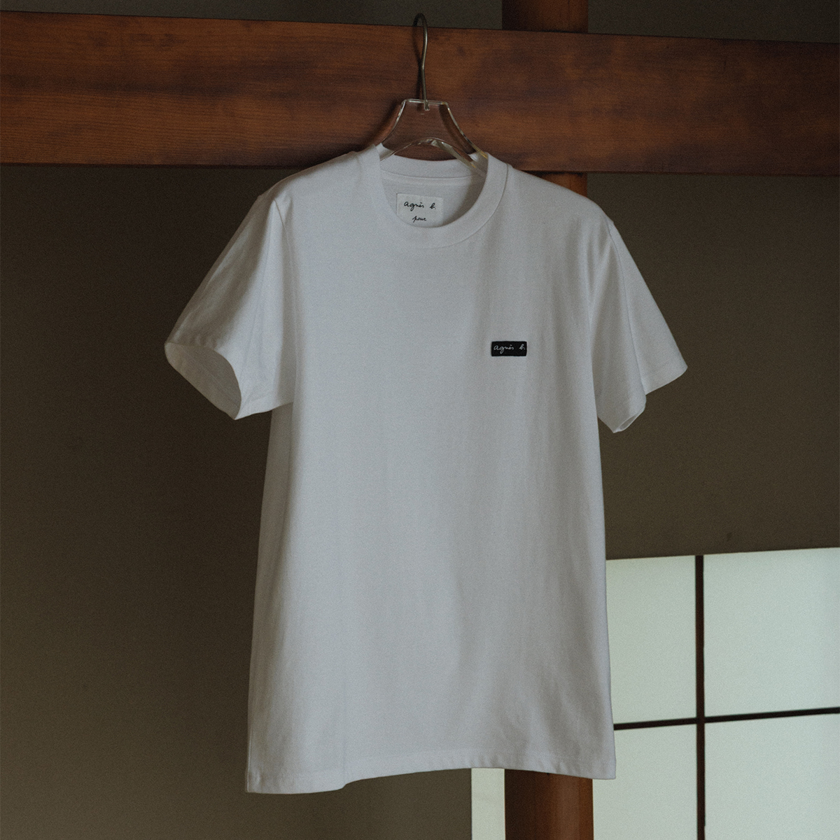 【完売品】アダムエロペ✖️agnès b. 刺繍半袖Tシャツ ADAM ET ROPÉ FEMME(アダム エ ロペ ファム) / 【agnes b. pour