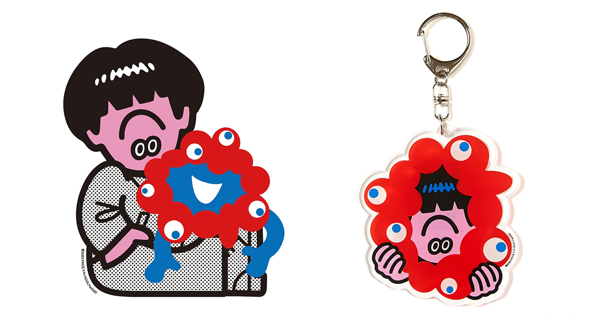 N.ハリウッド× ミャクミャク×フェイスオカ アクリルキーホルダー Nハリog.jpg
