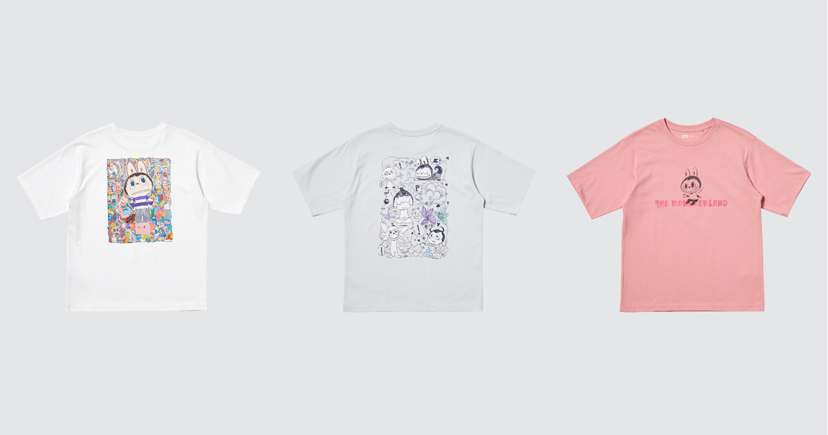 ラブブ”が「ユニクロ」の「UT」に！ ウィメンズのTシャツと