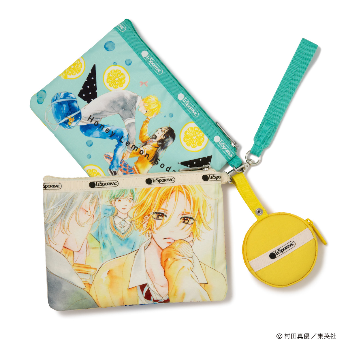LeSportsac ハニーレモンソーダ コラボ ポーチ 定価14,300円
