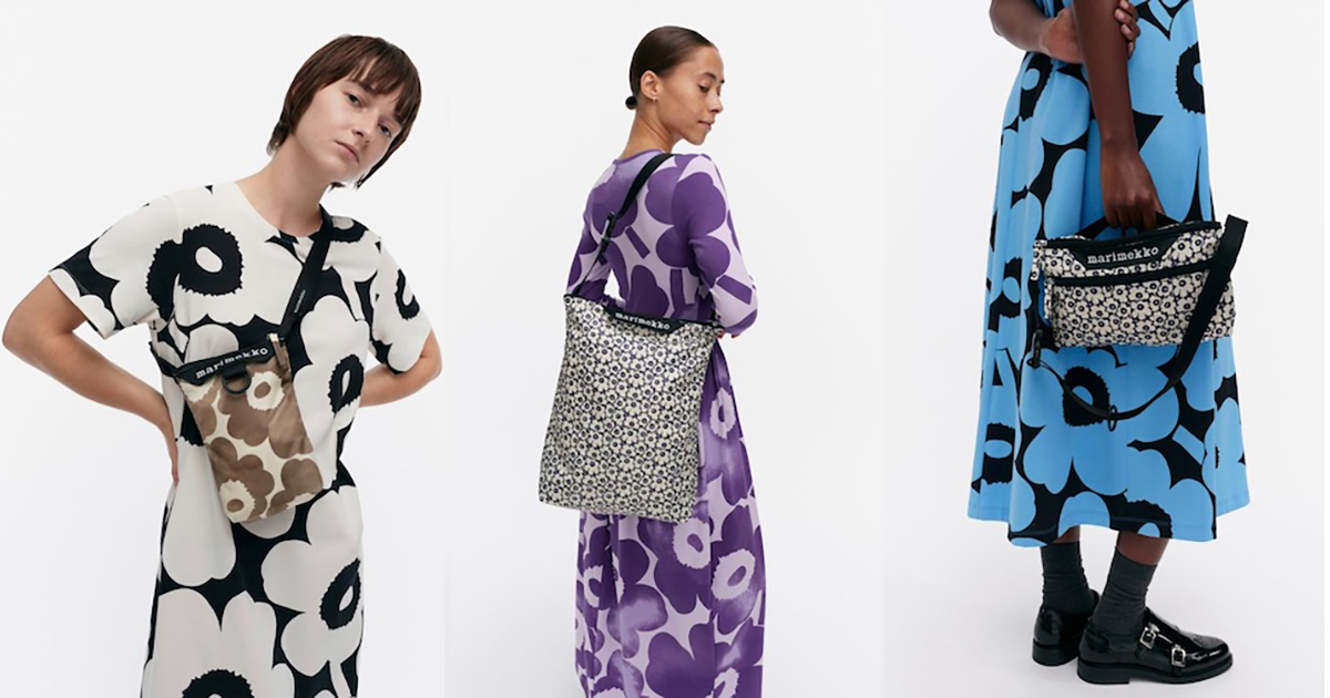 マリメッコmarimekkoウニッコサコッシュバッグウェストポーチ marimekko マリメッコ ボディバッグ サコッシュ ウニッコ ロゴ