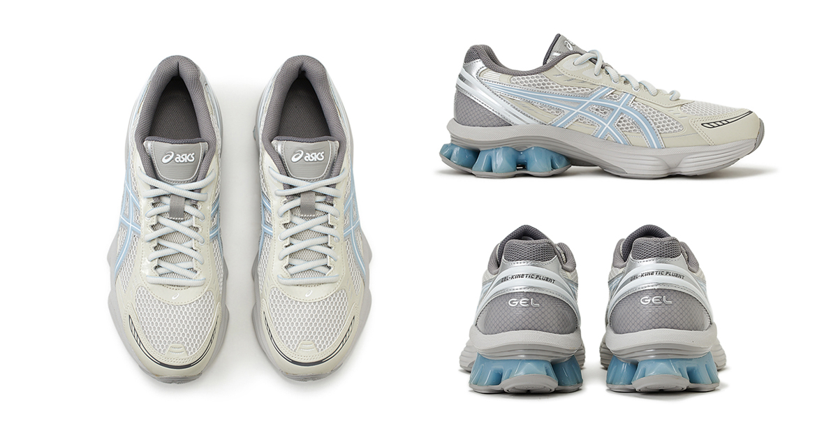 EMMI × ASICS コラボスニーカー「ゲルキネティック フルーエント」が登場！洗練されたホワイトカラーが目を惹く限定モデル