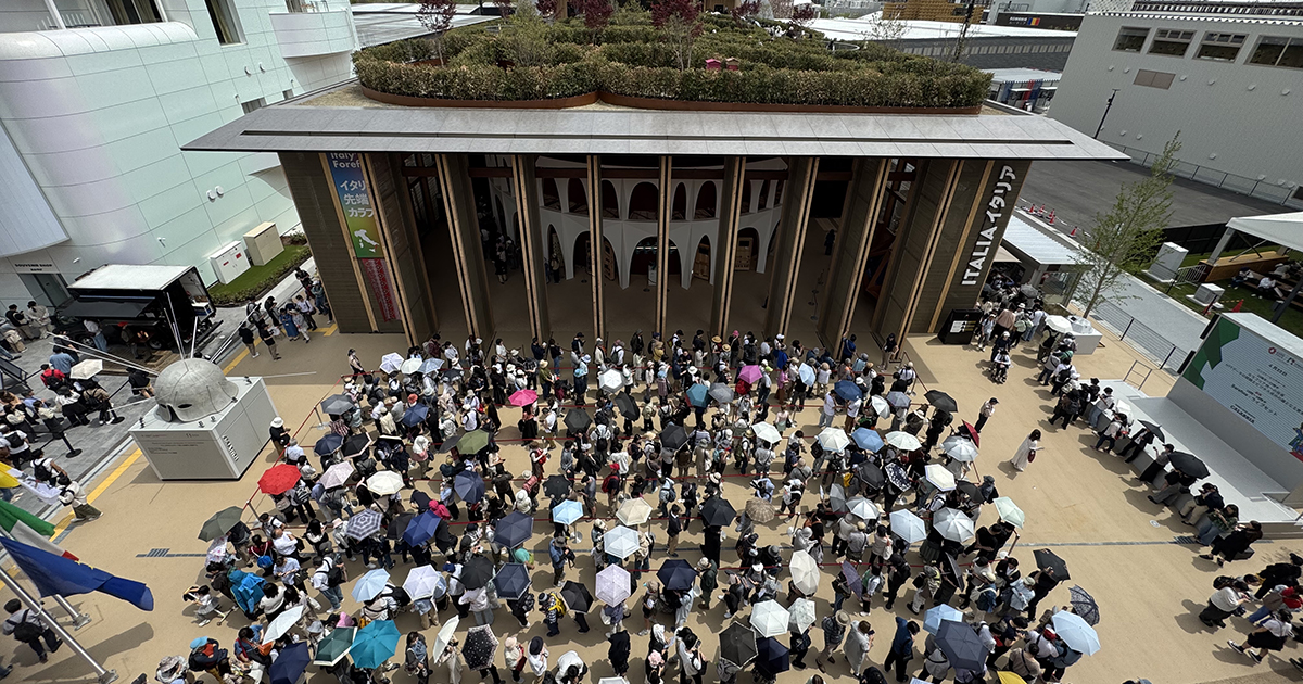 イタリア館　イタリアちゃん　和服　万博　大阪 大阪のExpo2025イタリア館の訪問 | TikTok