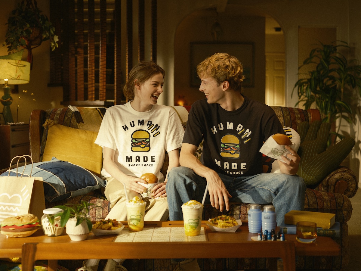 ヒューマンメイド」がシェイク シャックとコラボ Tシャツや