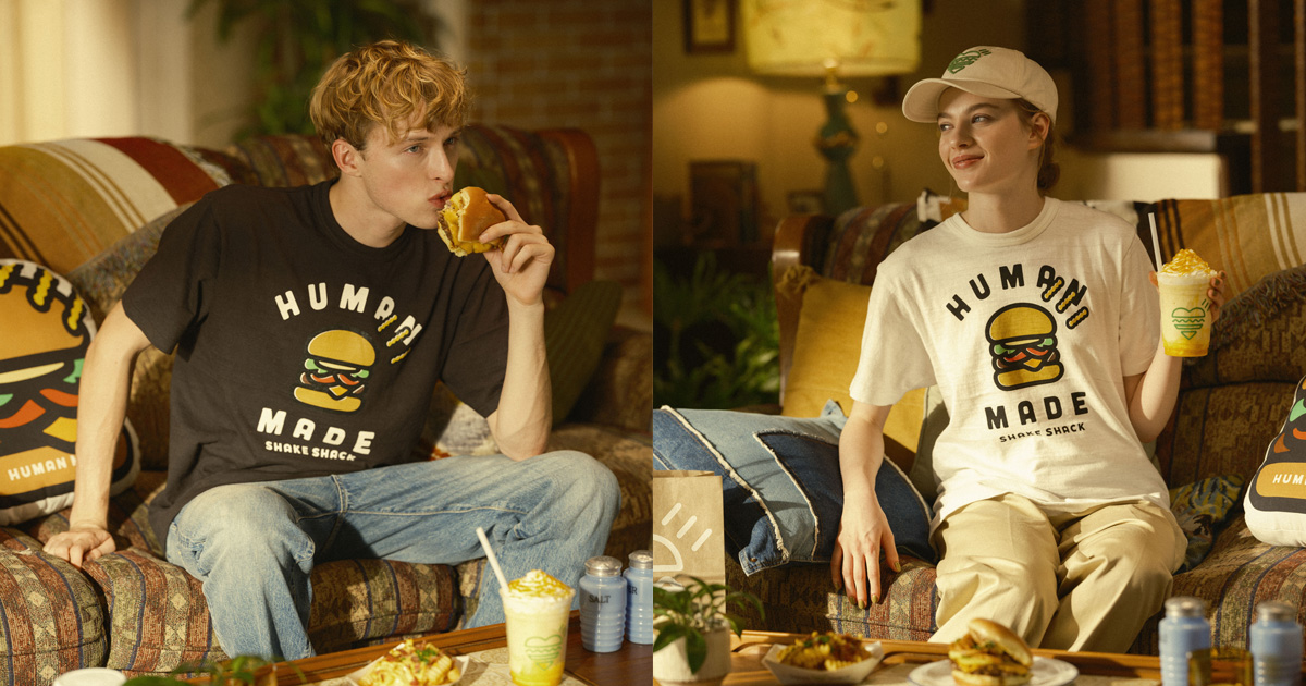 human made shake shack ヒューマンメイド　セット HUMAN MADE × SHAKE SHACK” コラボレーションアイテム発売の