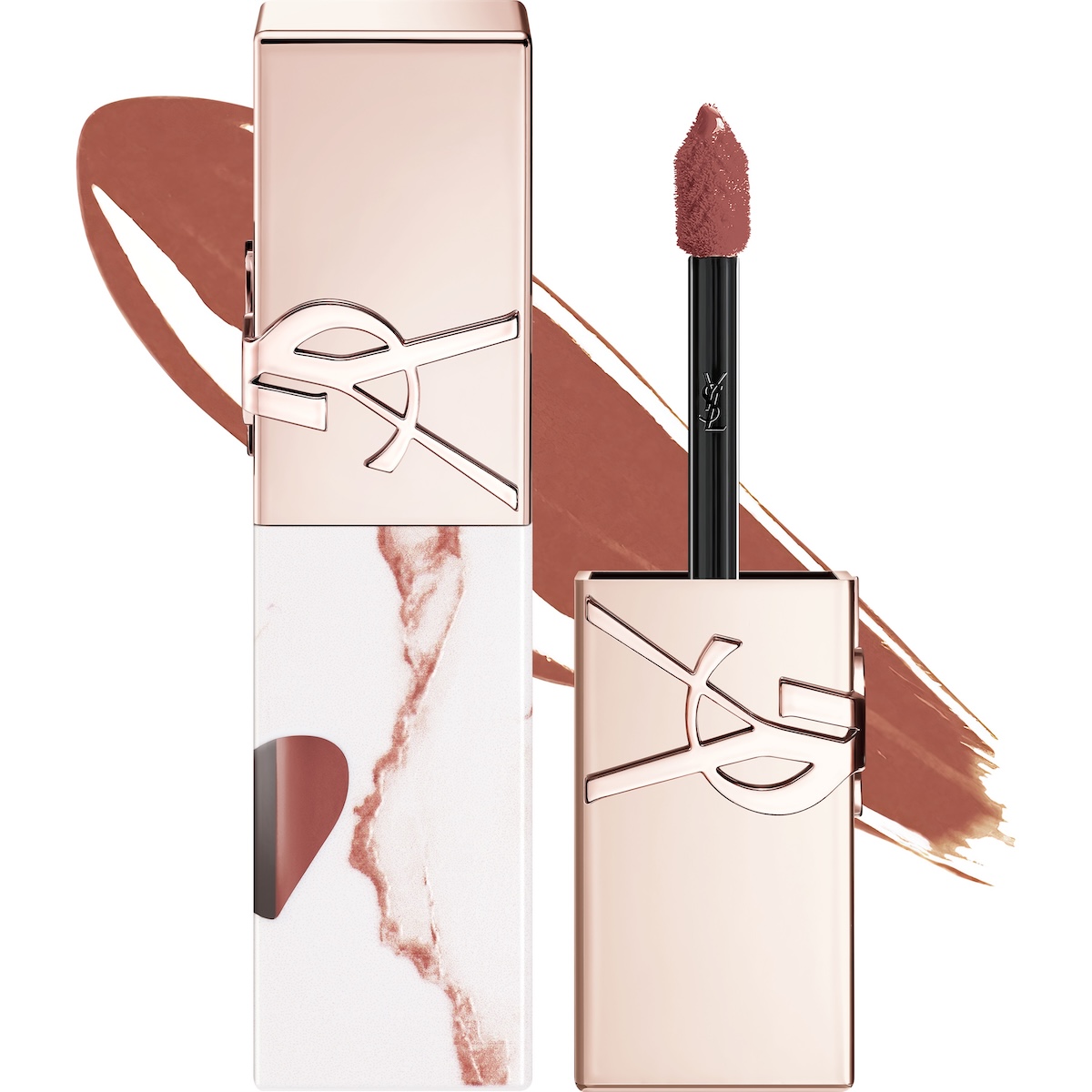 YSL」の人気アイテムがピンクマーブルのパッケージに アイ