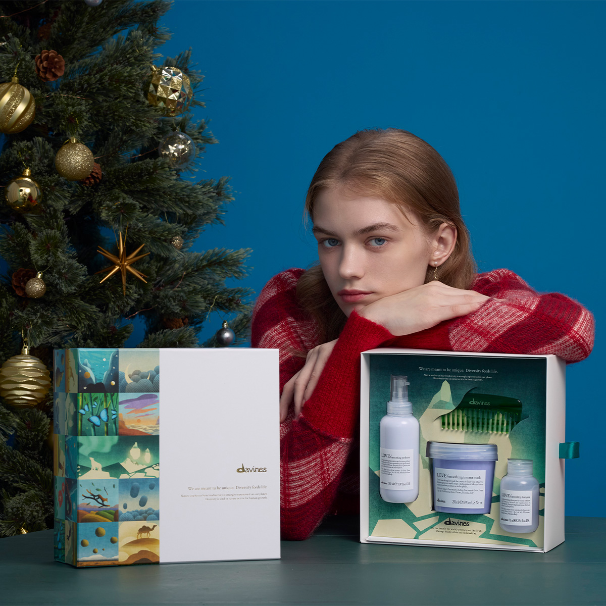 2025年クリスマスコフレ】「ダヴィネス」がコーム付きヘアケアセットを