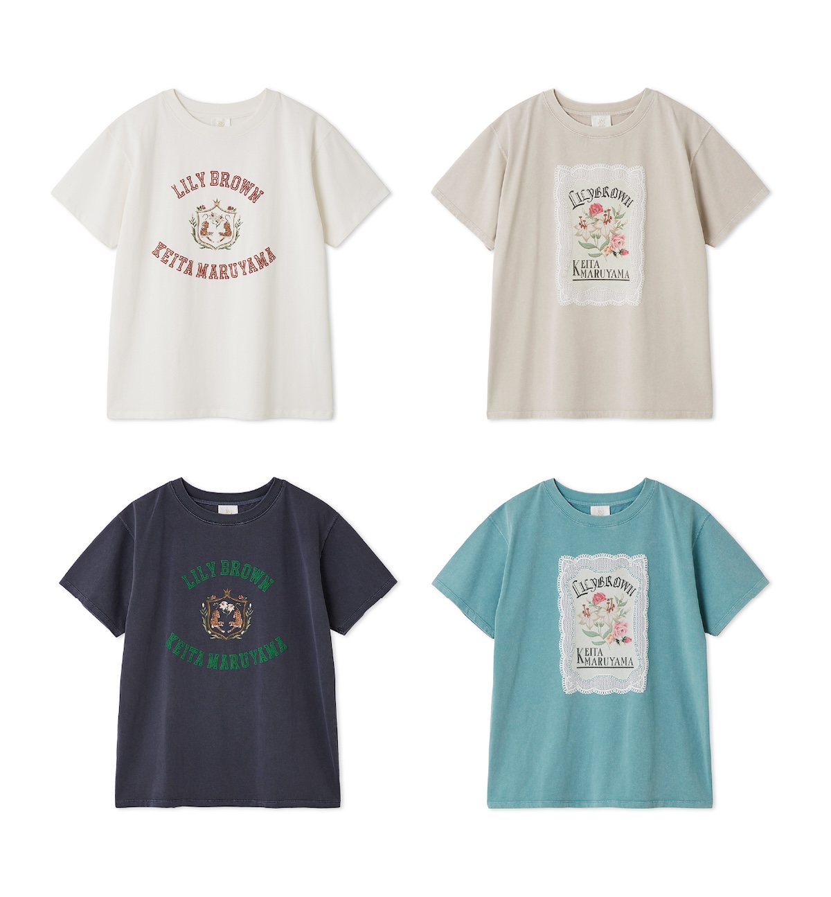 リリーブラウン× ケイタマルヤマ Tシャツ リリー ブラウン」と「ケイタマルヤマ」がコラボ 秋らしいT
