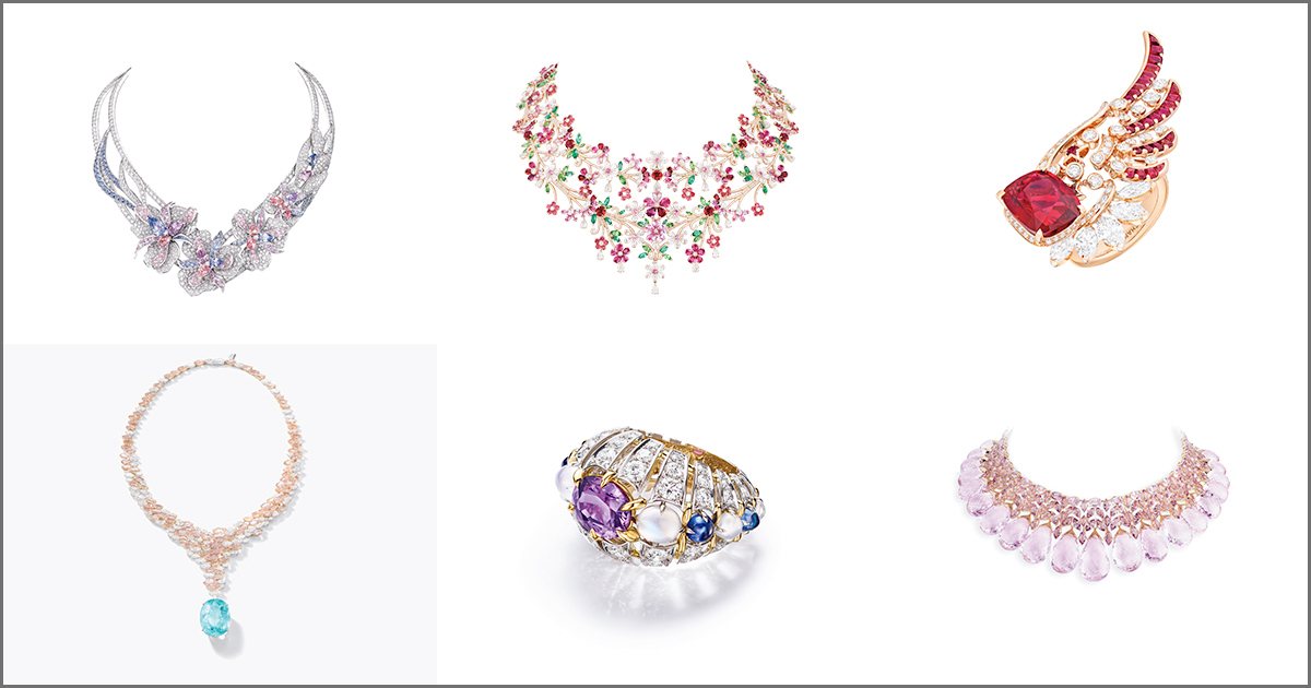 【新作ハイジュエリー 2025】自然の調和と完璧な姿をカラーストーンで表現