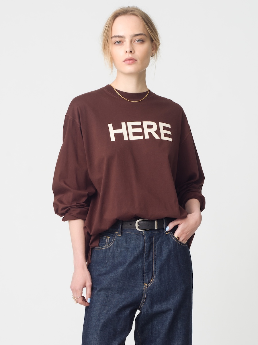 キャサリンハムネット　Tシャツ　ロンハーマン別注 ピース＆ラブ ティー｜KATHARINE HAMNETT(キャサリンハムネット