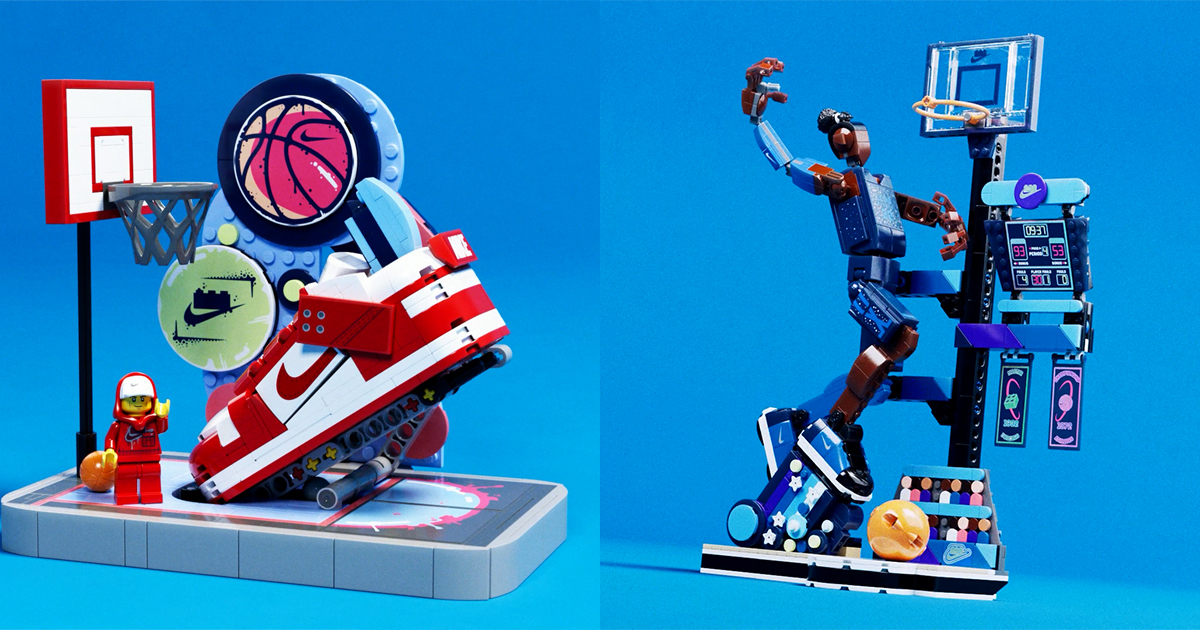 レコード セット ダンクラ ネタもの etc レゴ」×「ナイキ」第2弾 “ナイキ ダンク”とダンクシュートを再現した