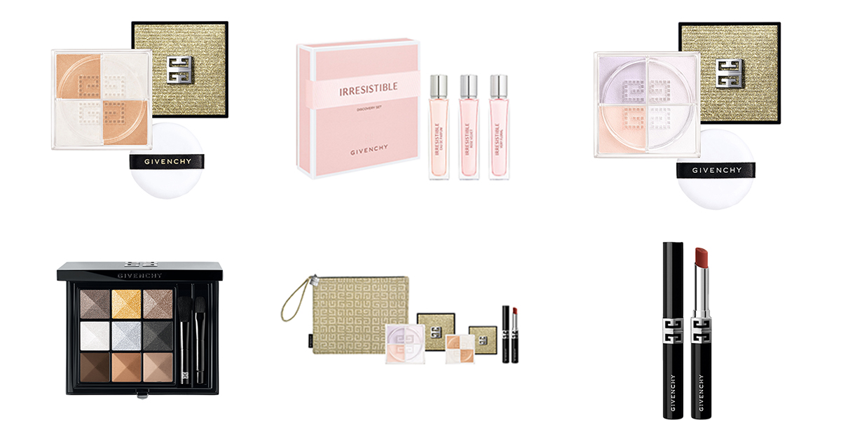 GIVENCHY コスメセット クリスマス プレゼント パルファム ジバンシイ×クリスマスコフレ2024】ポーチ付きの
