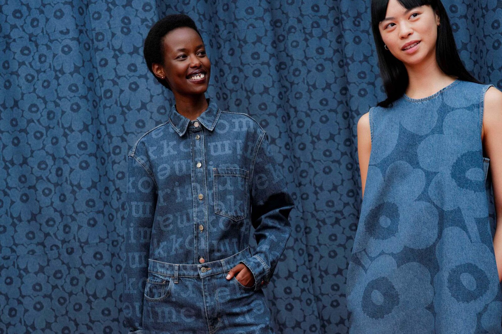 マリメッコ　ウニッコ柄　ジャケット　定価5万くらい　marimekko マリメッコ「ウニッコ」柄や“オレンジ”モチーフを再解釈した限定