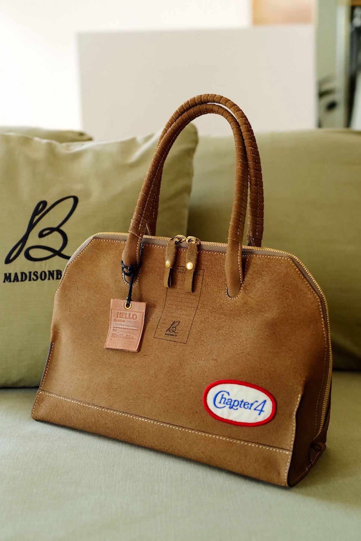 Earthtication ネイビー チェック柄 ボストンバッグ Earthtication ネイビー チェック柄 ボストンバッグ ARTPHERE