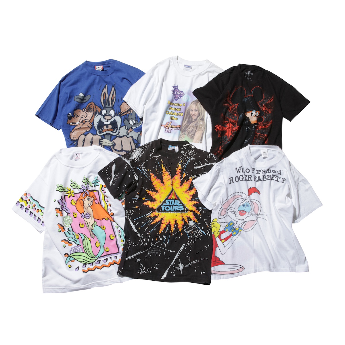 【限定】ディズニー　Tシャツ　渋谷 ディズニー古着のポップアップストア“みんなのファンタジーTシャツ展