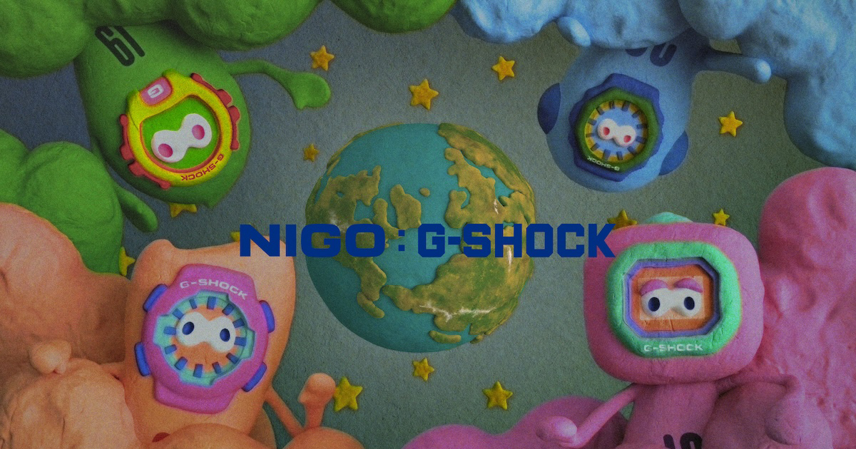 NIGO®が「G-SHOCK」オリジナルキャラクターをデザイン コラボ