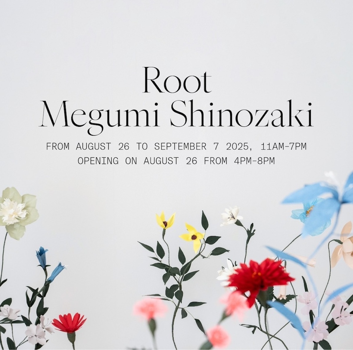 エデンワークスの篠崎恵美によるインスタレーション“Root”が