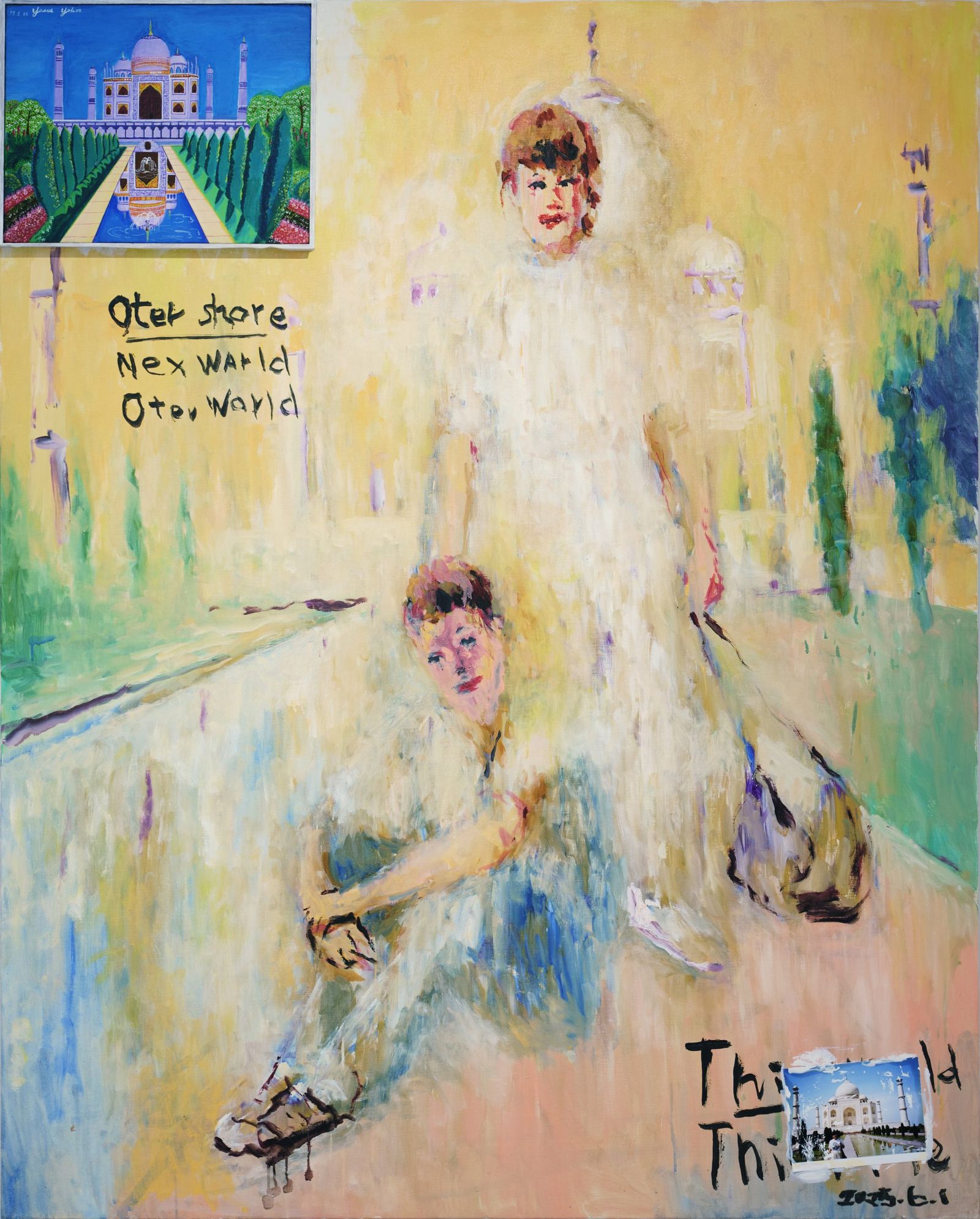 グッチ銀座 ギャラリーで開催中の「横尾忠則 未完の自画像 – 私への旅