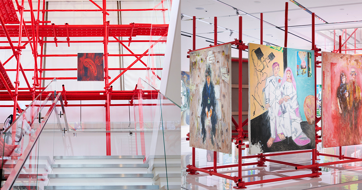 グッチ銀座 ギャラリーで開催中の「横尾忠則 未完の自画像 – 私への旅