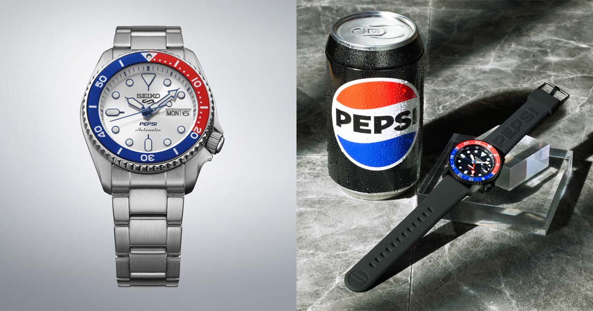 SEIKO ファッション SEIKO PEPSIコラボ SBSA319 500本限定モデル