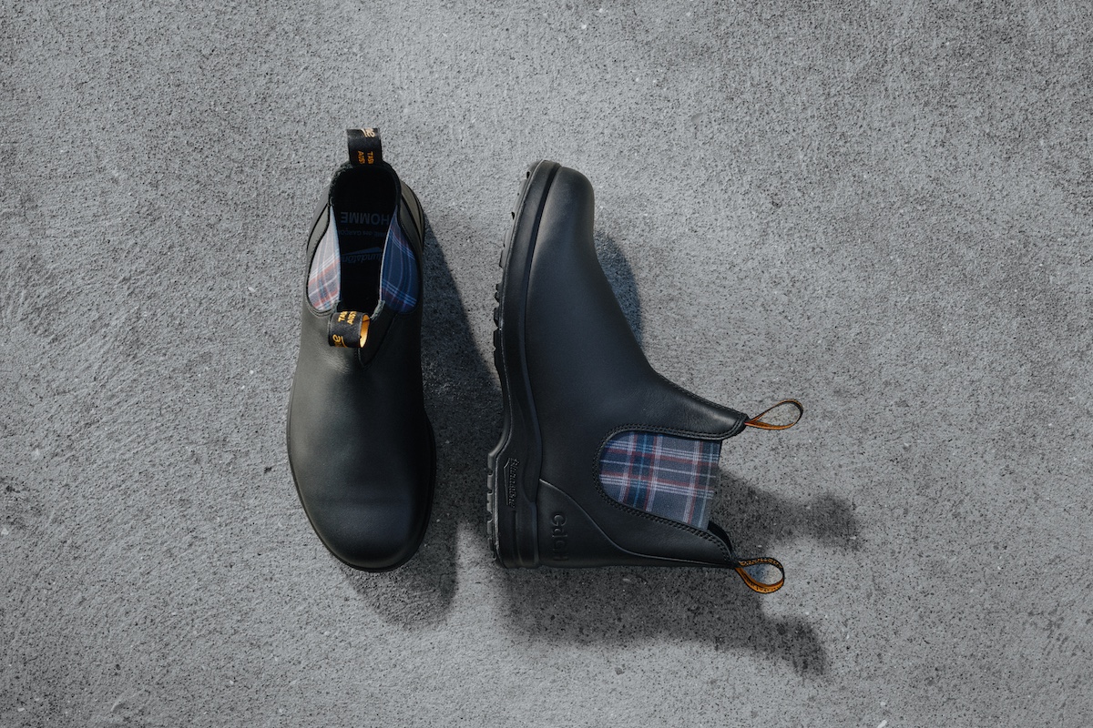 COMME des GARÇONS サイドゴアブーツ 白黒 COMME des GARCONS(コムデギャルソン) ブーツ(レディース