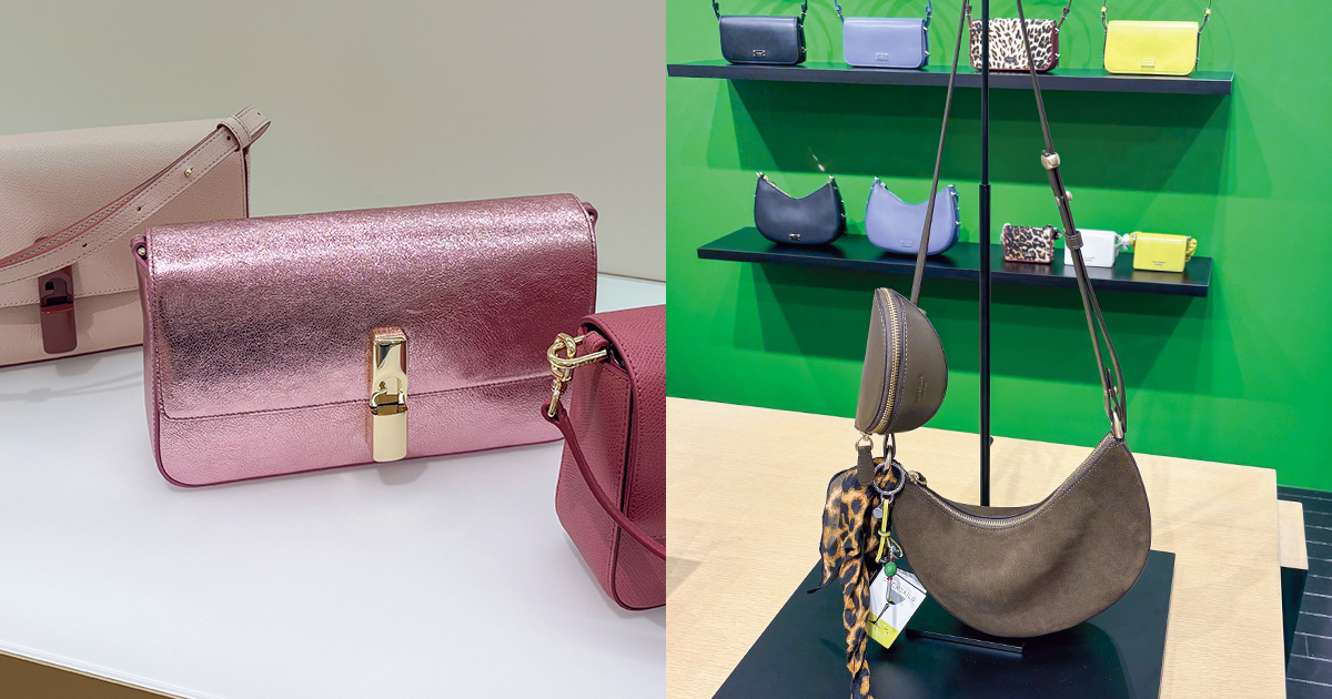 「フルラ」と「ケイト・スペード ニューヨーク」の新作バッグに共通していたこと　2025-26年秋冬展示会から