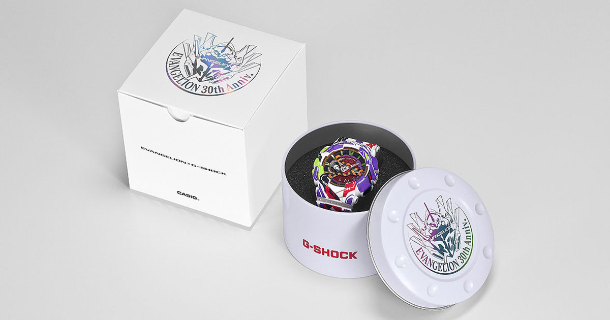 G-SHOCK エヴァンゲリオンコラボ 腕時計 エヴァンゲリオン」と「G-SHOCK」がコラボ アニメ放映30周年