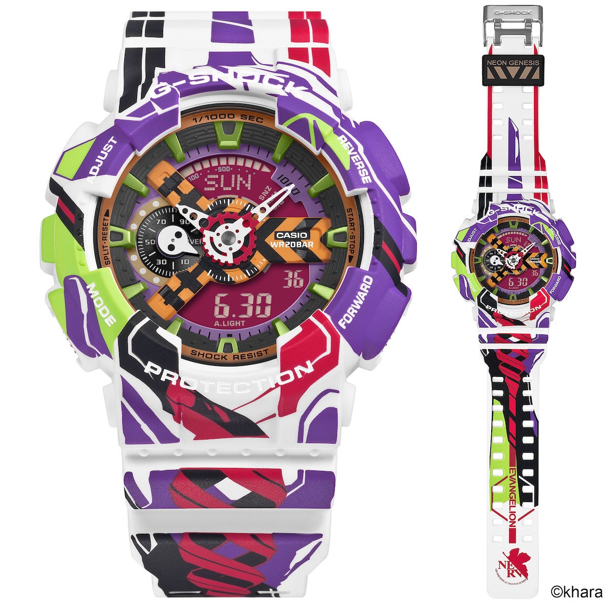 エヴァンゲリオン」と「G-SHOCK」がコラボ アニメ放映30周年