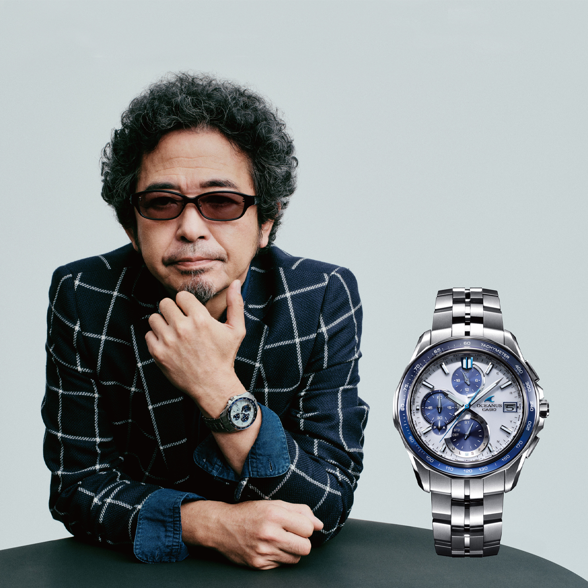 アーティスト・奥田民生がカシオ計算機の時計「オシアナス」の