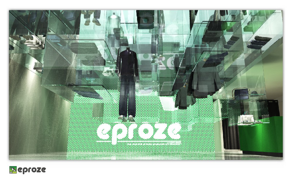 自社セレクトショップ「EPROZE」のCG画像