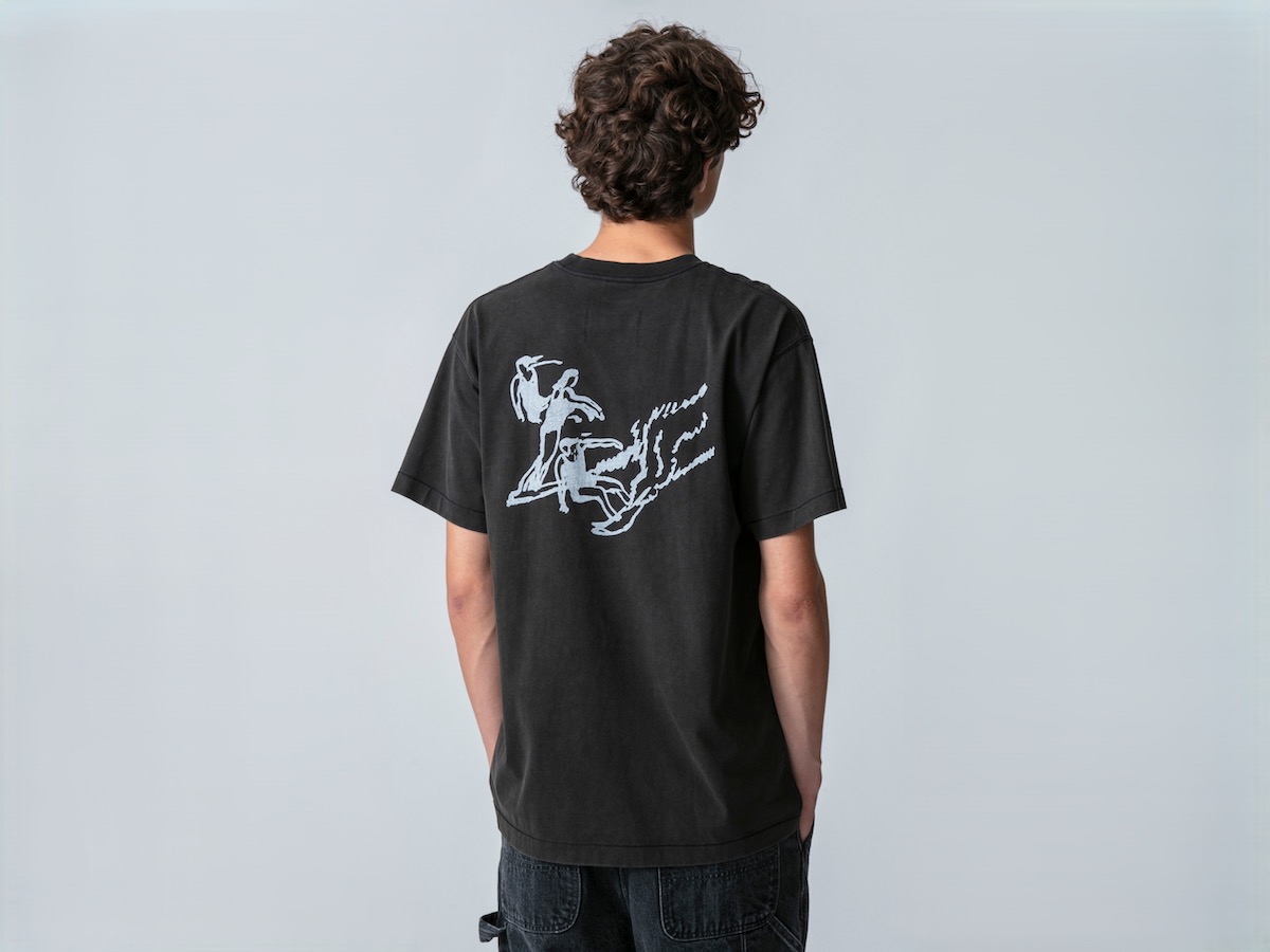 【美品】RHC ロンハーマン チャンピオン Tシャツ　コラボ　 USA 　M ロンハーマン×チャンピオン】コラボTシャツ レディースS 美品