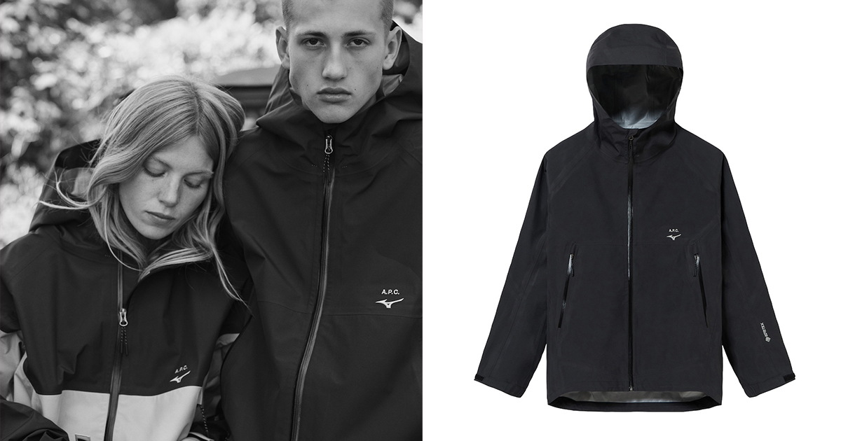 A.P.C. x Mizuno マウンテンジャケット Sサイズ A.P.C.＞2024年9月13日(金)よりA.P.C. Mizunoコラボレーション