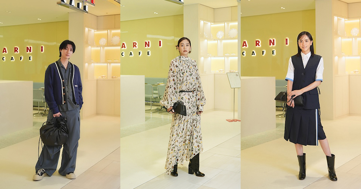 スナップ】「マルニ」がギンザシックスに世界初のカフェをオープン