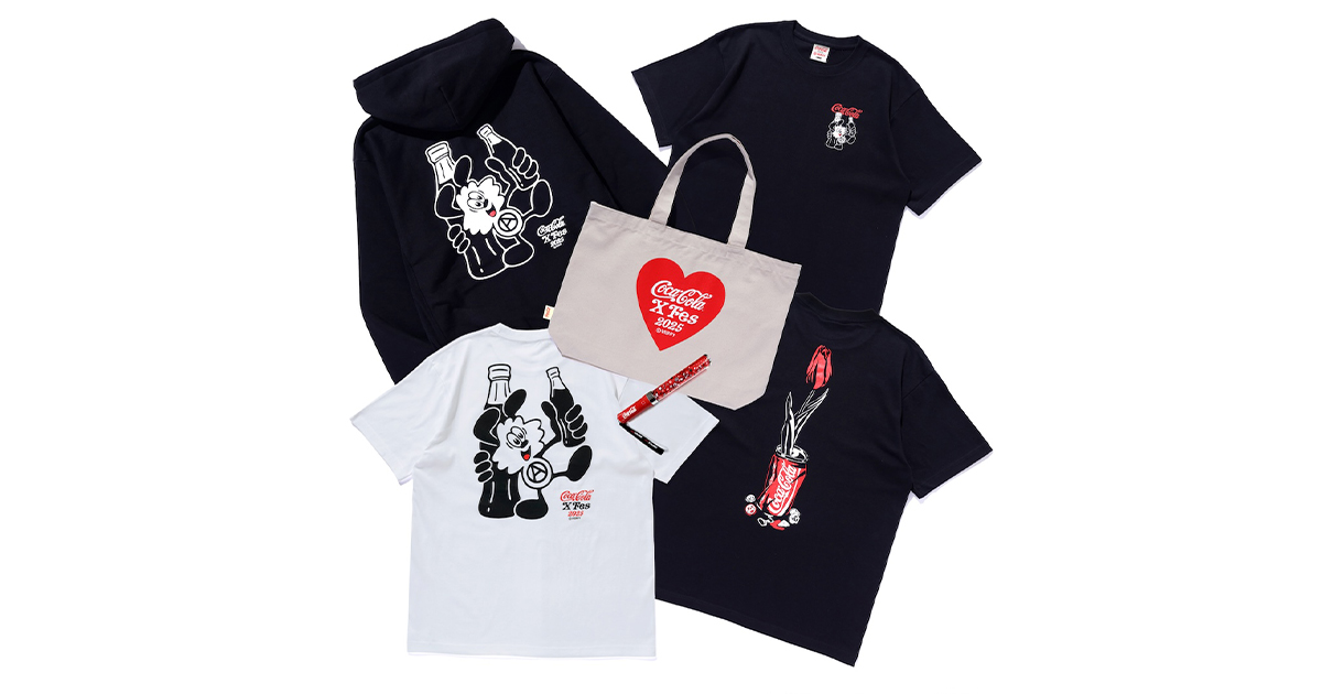Coca-Cola X Fes 2025 オリジナルTシャツ Coca-Cola X Fes 2025 ARTIST TEE (Black) - メルカリ