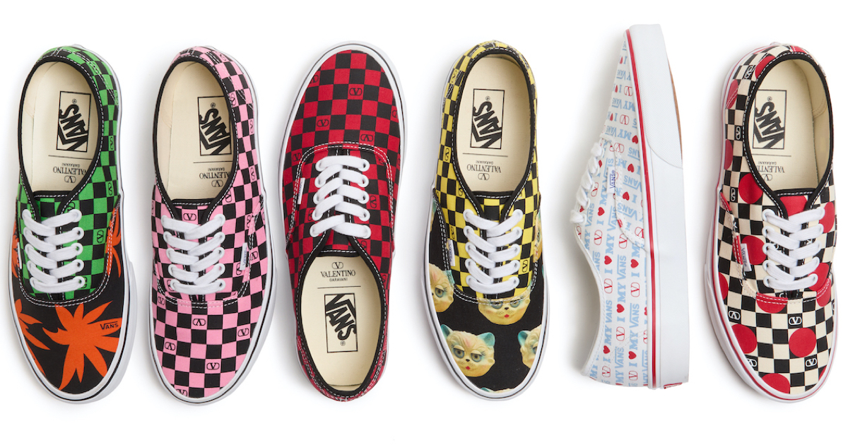 VANS ヴァレンティノ コラボ スニーカー ヴァレンティノ」と「ヴァンズ」のコラボスニーカー発売 銀座店では
