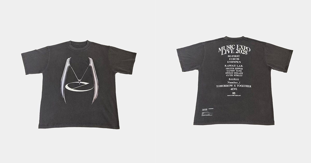 ジュンのV.A.がMUSIC EXPO LIVE 2025のオフィシャルTシャツを