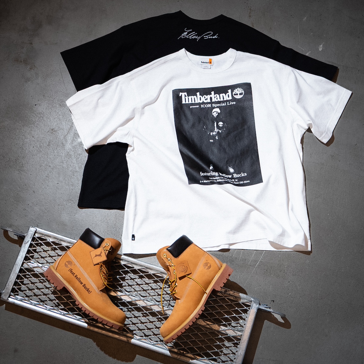 Timberland x ¥ellow Bucks Tee white Lサイズ Timberland x ¥ellow Bucks Tee Lサイズ - メルカリ