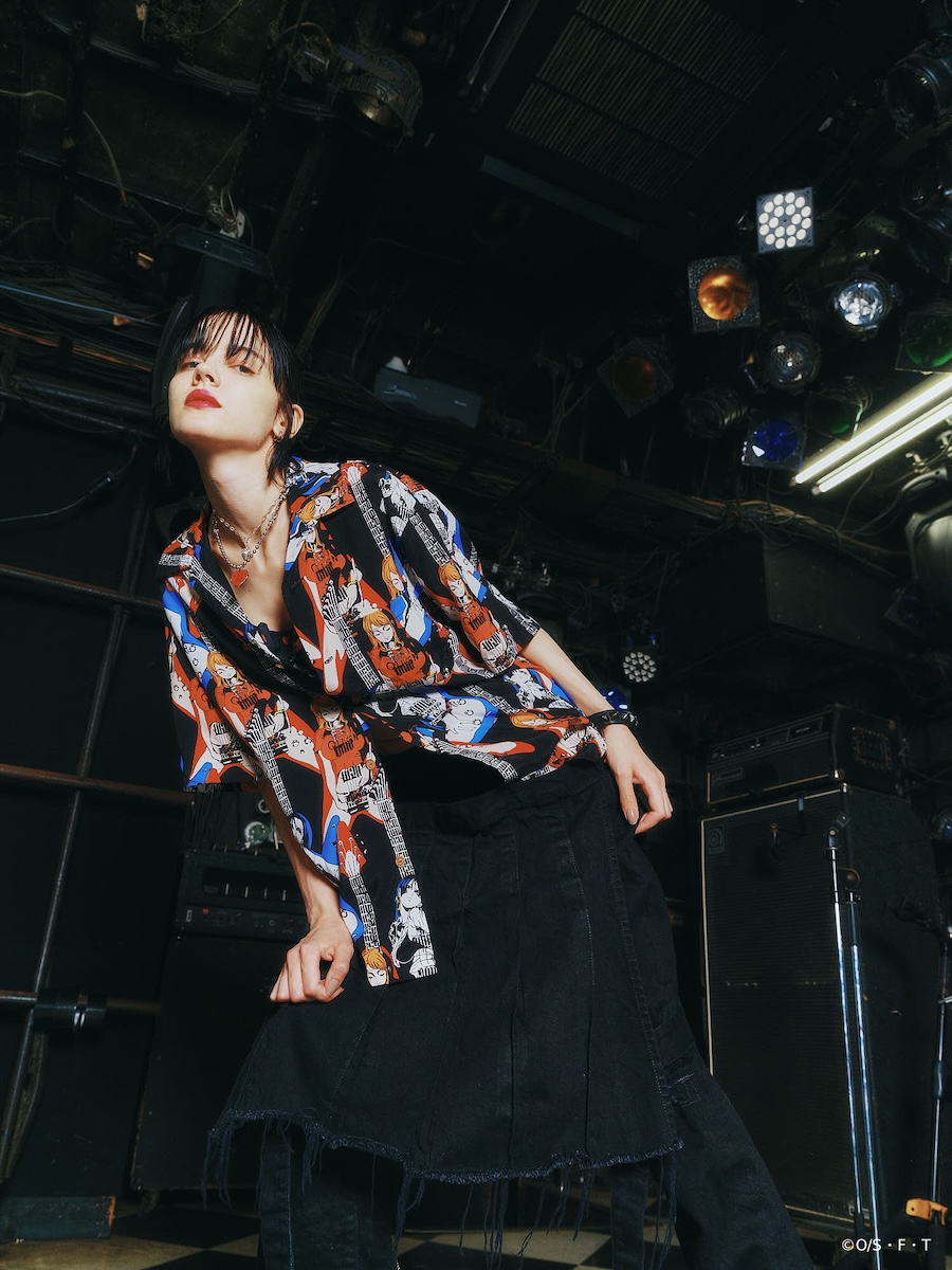 レア希少【美品】ヒステリックグラマー PUNK OMG総柄ワンピース ヒスガール ROCK HAPPENING柄 ワンピース（ワンピース）｜HYSTERIC GLAMOUR