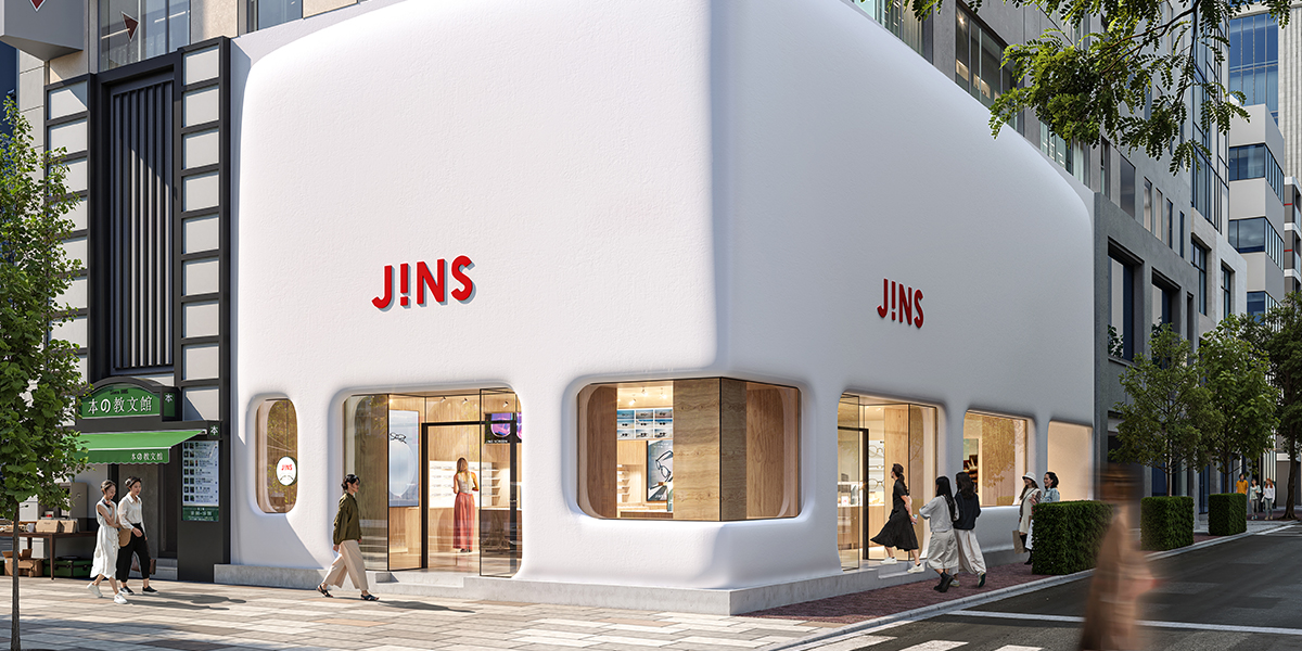 ジンズ」が初のグローバル旗艦店を銀座にオープン 2026年春を